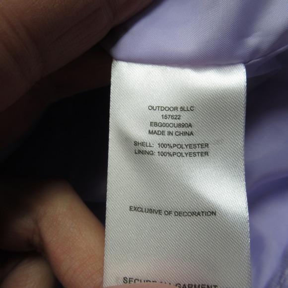 Eddie Bauer Jacket Kids XS 5/6 Purple Hooded Waterproof Removable Liner 3in1 NEW - Picture 13 of 14